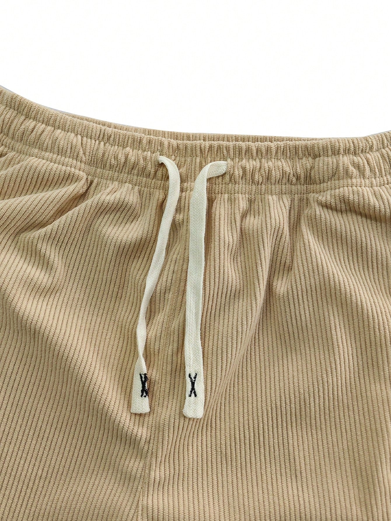 Women's Corduroy Straight Leg Pants With Drawstring Elastic Waist, Suitable For Casual, Sports, Hiking Wear, Spring/Autumn