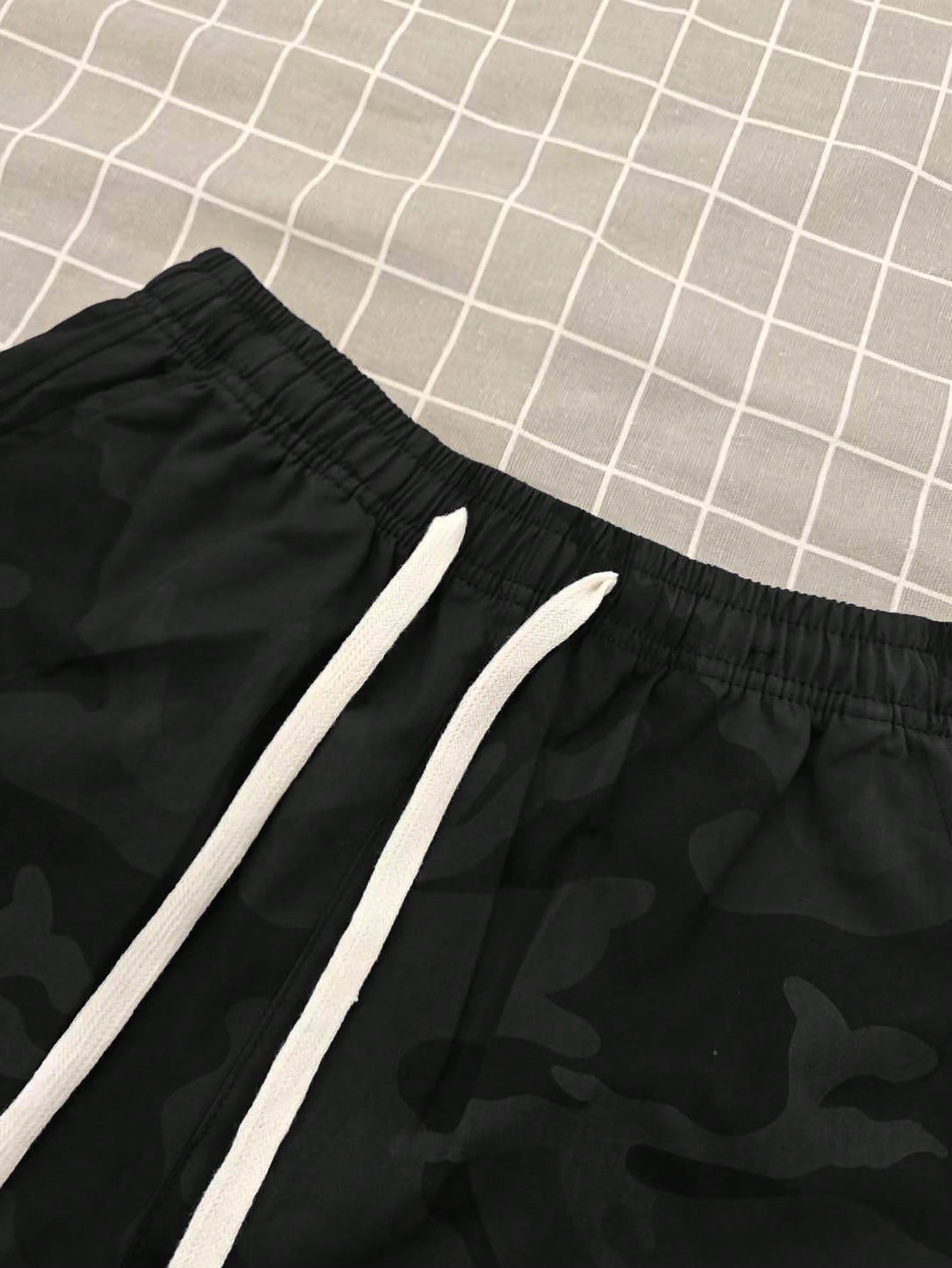 Women's Thin Outdoor Camouflage Cargo Knee-Length Shorts, Lightweight Breathable Casual Fashion Multi-Pocket Drawstring Shorts, Suitable For Sports, Outings, Exercise, Etc.
