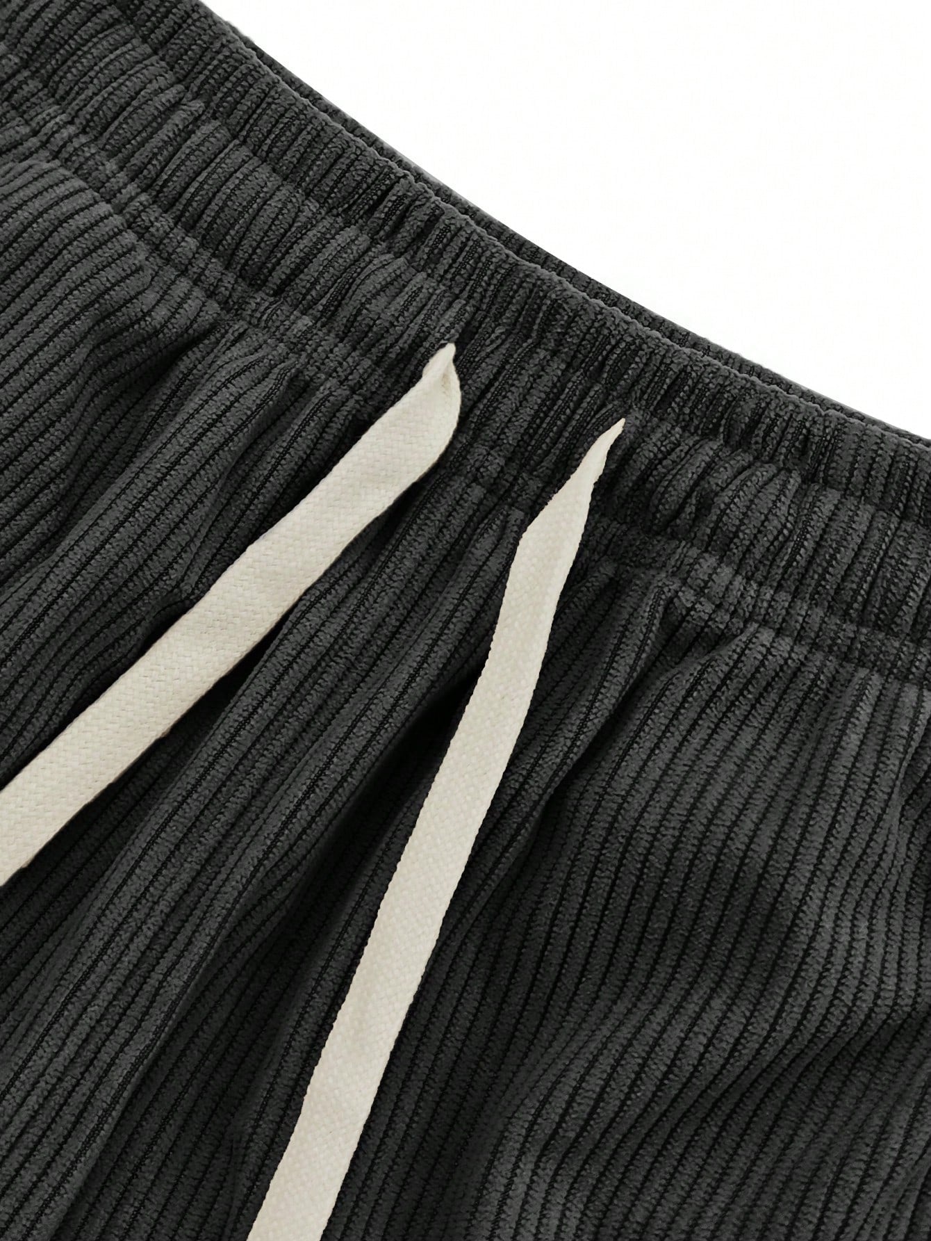Women's Capris Summer Lightweight Breathable Corduroy Drawstring Waist Pockets Cropped Shorts For Dating, Work, Vacation And Casual Wear