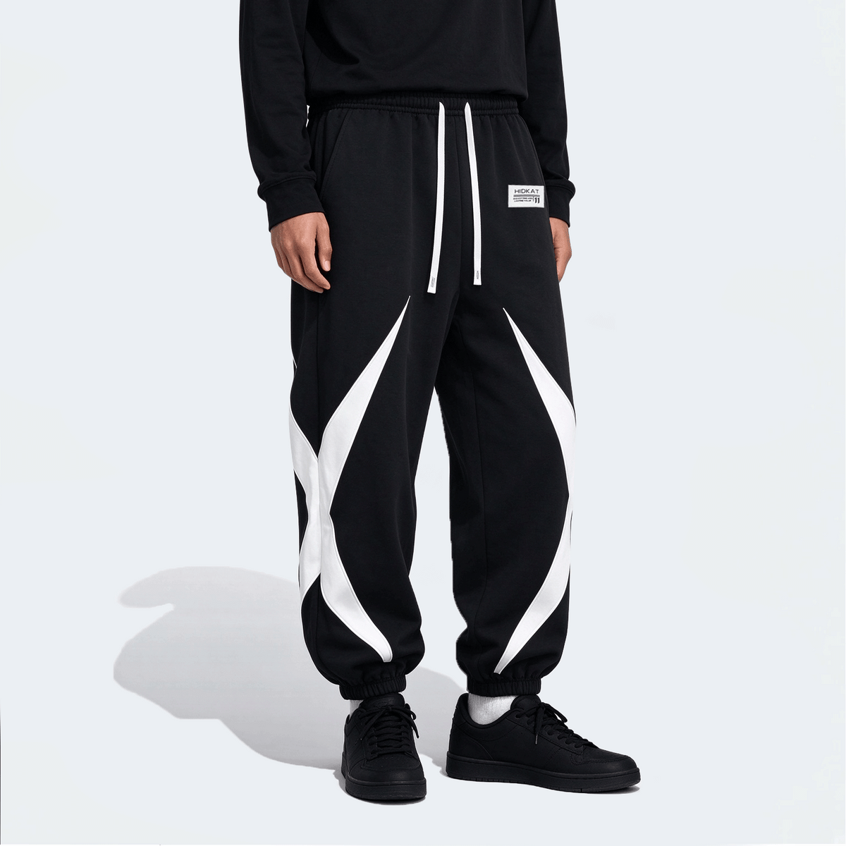 Men's Colorblock Drawstring Waist Casual Sweatpants, Sporty Leisure Jogger Pants, Suitable For Spring Autumn