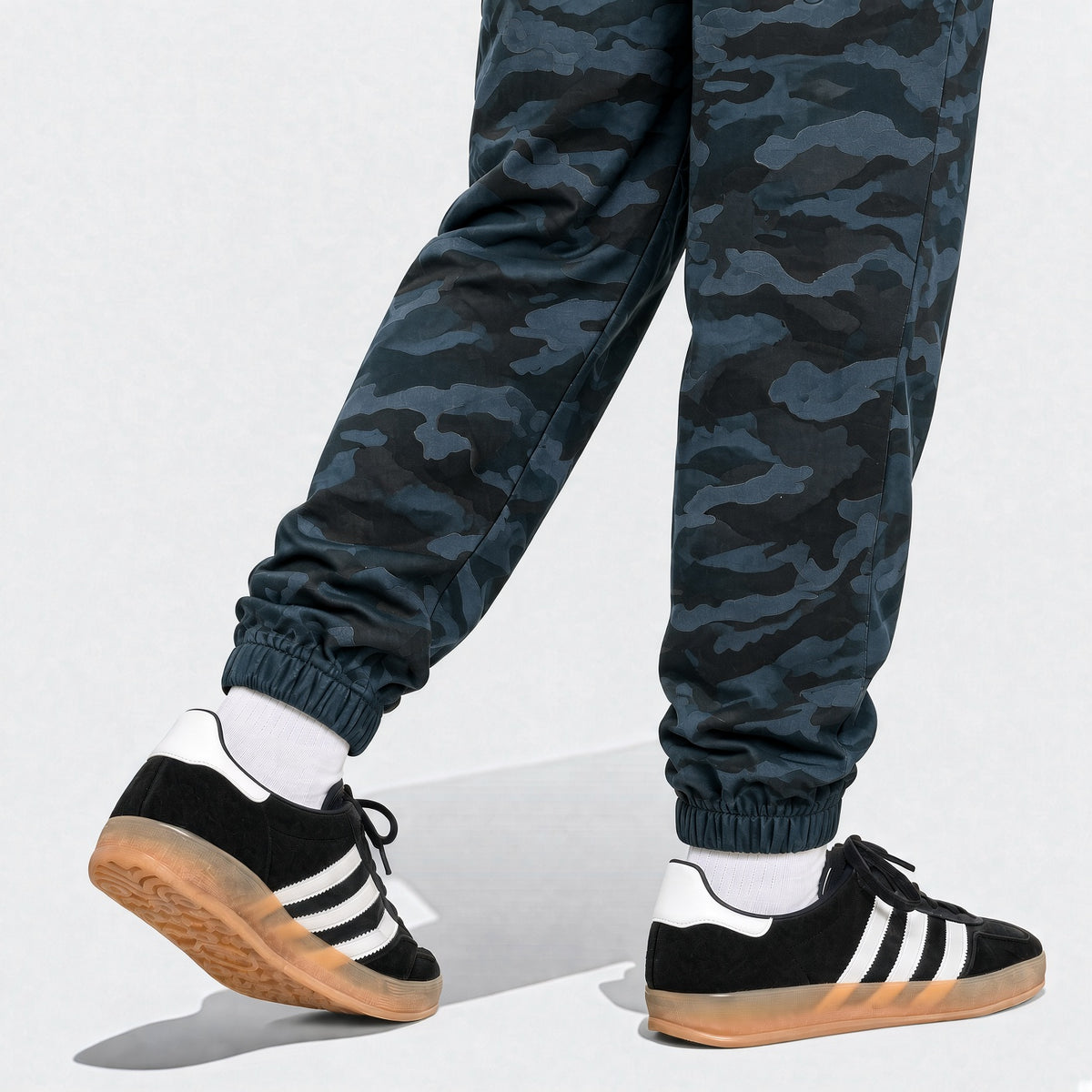 Women'S Camouflage Cargo Pants With Drawstring Waist And Large Side Pockets, Suitable For Daily Outdoor Activities, Spring/Autumn Tights