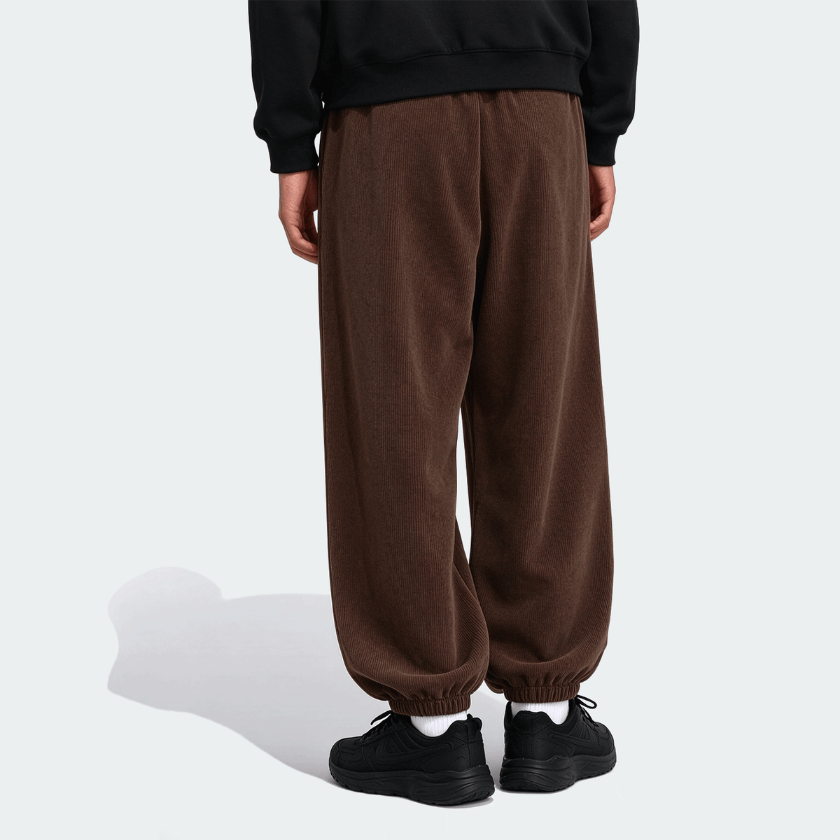 Men's Thermal Lined Drawstring Waist Sweatpants, Warm Casual Joggers Hiking Outfit Daily Outfit For Winter Christmas Gifts Thanksgiving Christmas Clothes Fleece Pants