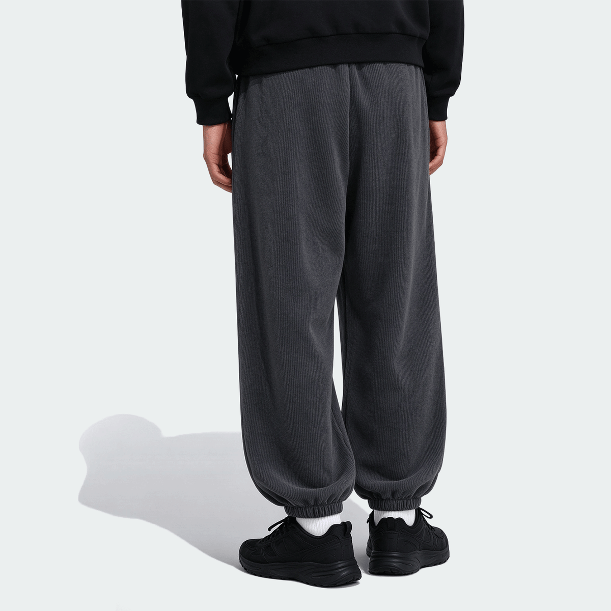 Men's Thermal Lined Drawstring Waist Sweatpants, Warm Casual Joggers Hiking Outfit Daily Outfit For Winter Christmas Gifts Thanksgiving Christmas Clothes Fleece Pants