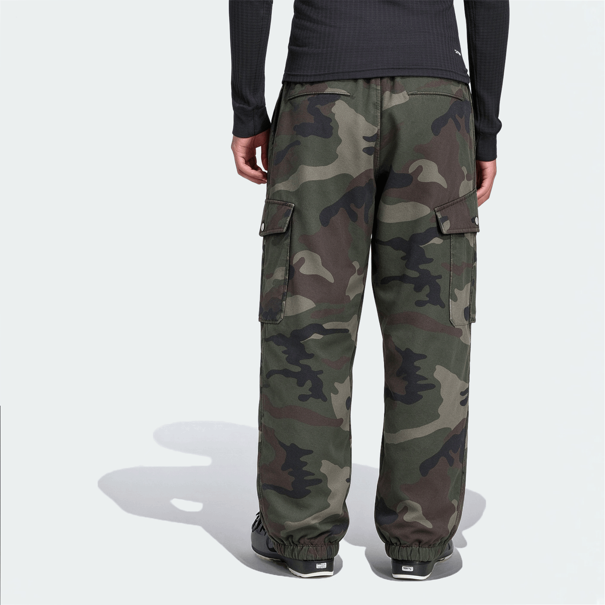 Men's Drawstring Thermal Lined Cargo Pants - Multi-Pocket Design, Warm Outdoor/Hiking Trousers For Winter, Casual Daily Outfit Christmas Gifts Thanksgiving Christmas Clothes