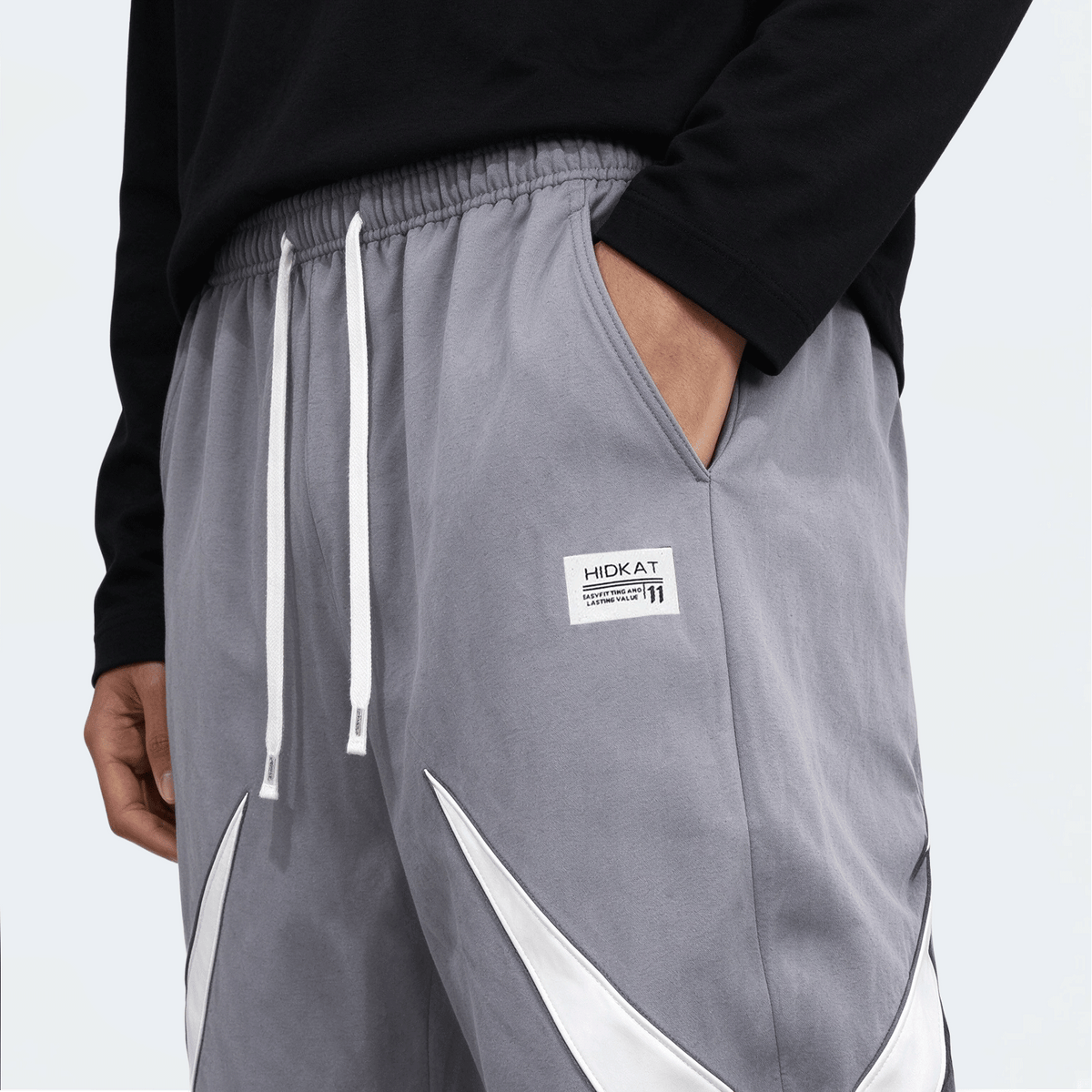 Men's Colorblock Drawstring Waist Casual Sweatpants, Sporty Leisure Jogger Pants, Suitable For Spring Autumn