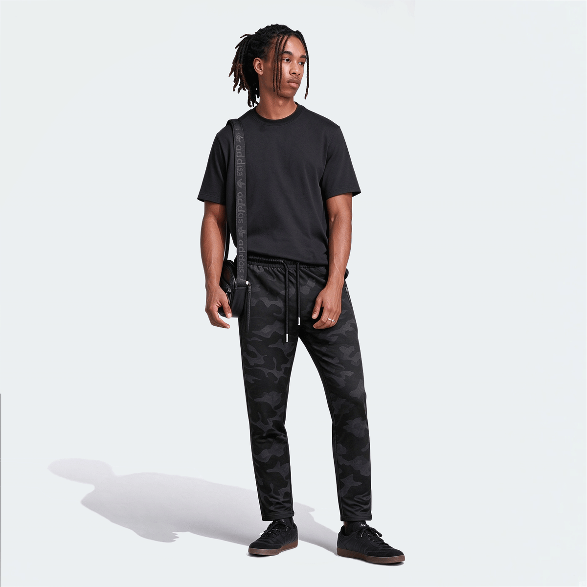 Men's Fashionable Elastic Camouflage Pants, Lightweight Breathable With Zipper Pockets, Suitable For Fitness, Jogging, Outdoor Activities In Spring And Autumn Sports