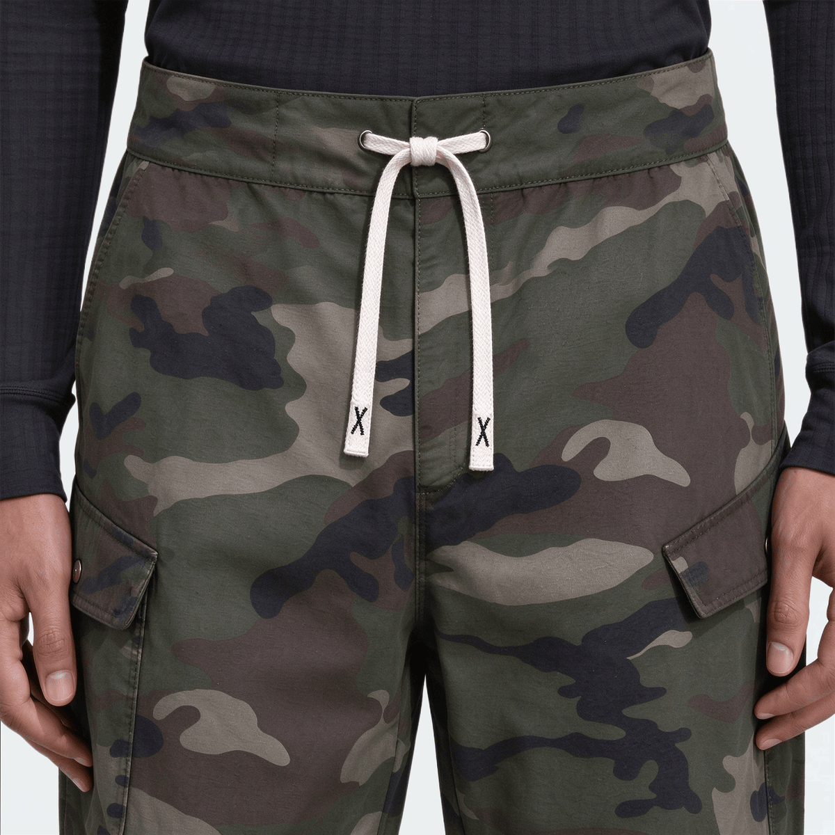 Men's Drawstring Thermal Lined Cargo Pants - Multi-Pocket Design, Warm Outdoor/Hiking Trousers For Winter, Casual Daily Outfit Christmas Gifts Thanksgiving Christmas Clothes
