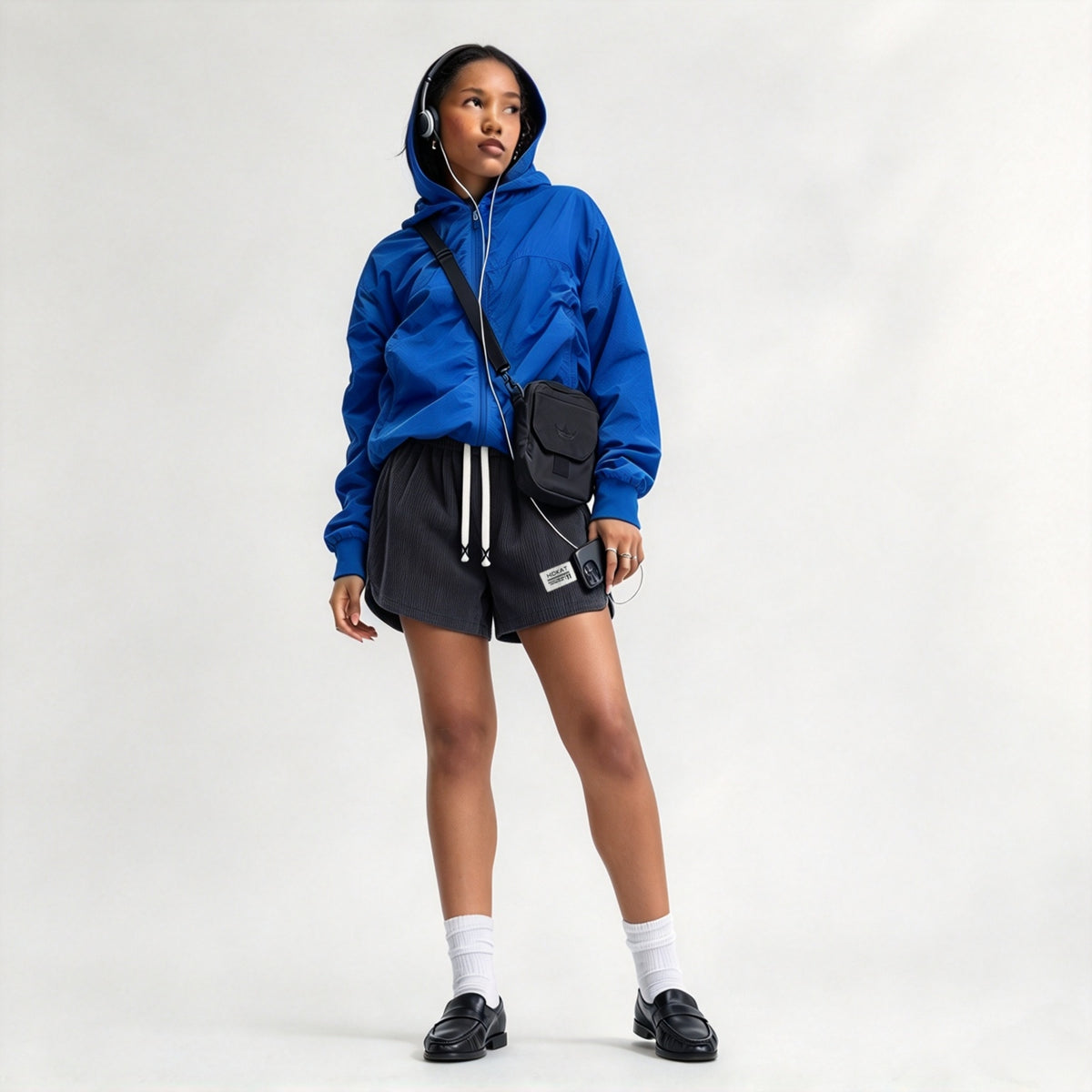 Women's New Casual Loose Corduroy Shorts, Drawstring Waist, Lightweight Fashion Shorts For Summer Daily Wear