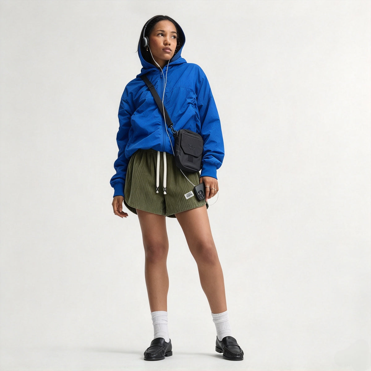 Women's New Casual Loose Corduroy Shorts, Drawstring Waist, Lightweight Fashion Shorts For Summer Daily Wear