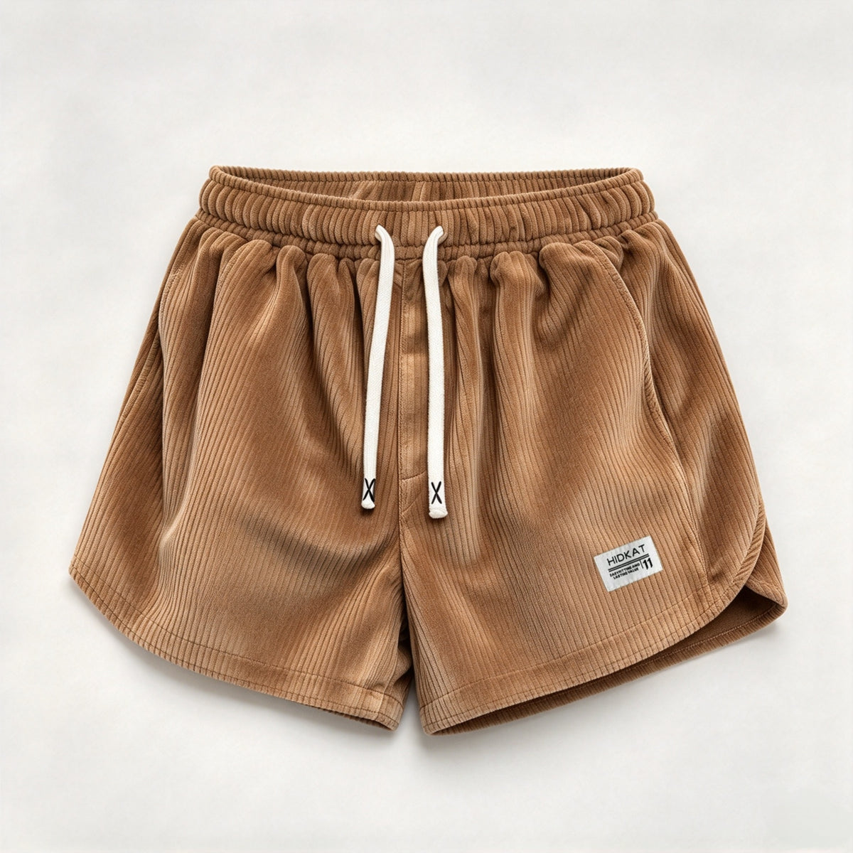 Women's New Casual Loose Corduroy Shorts, Drawstring Waist, Lightweight Fashion Shorts For Summer Daily Wear