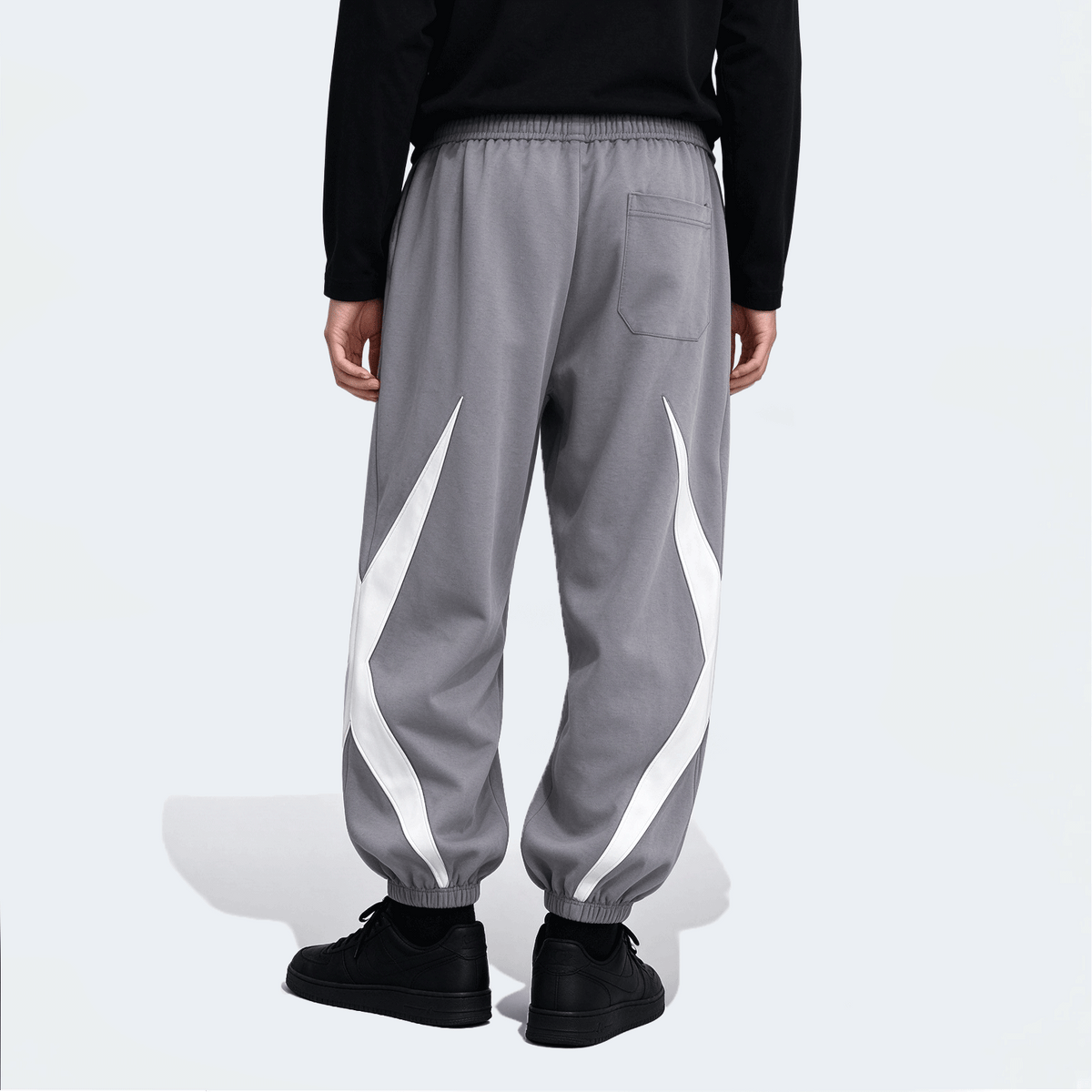 Men's Colorblock Drawstring Waist Casual Sweatpants, Sporty Leisure Jogger Pants, Suitable For Spring Autumn