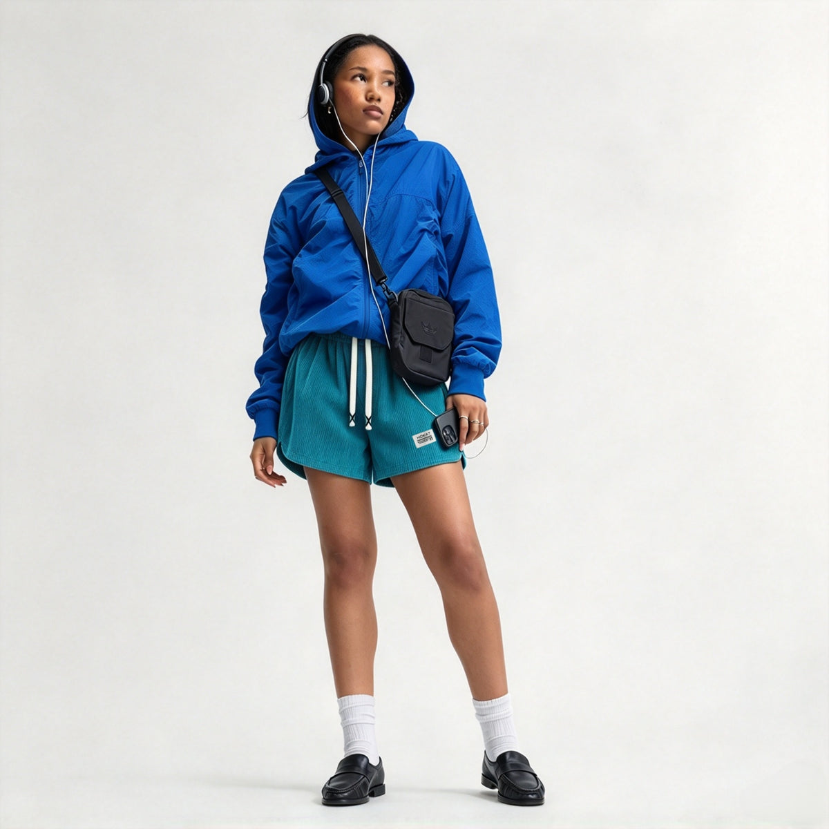 Women's New Casual Loose Corduroy Shorts, Drawstring Waist, Lightweight Fashion Shorts For Summer Daily Wear