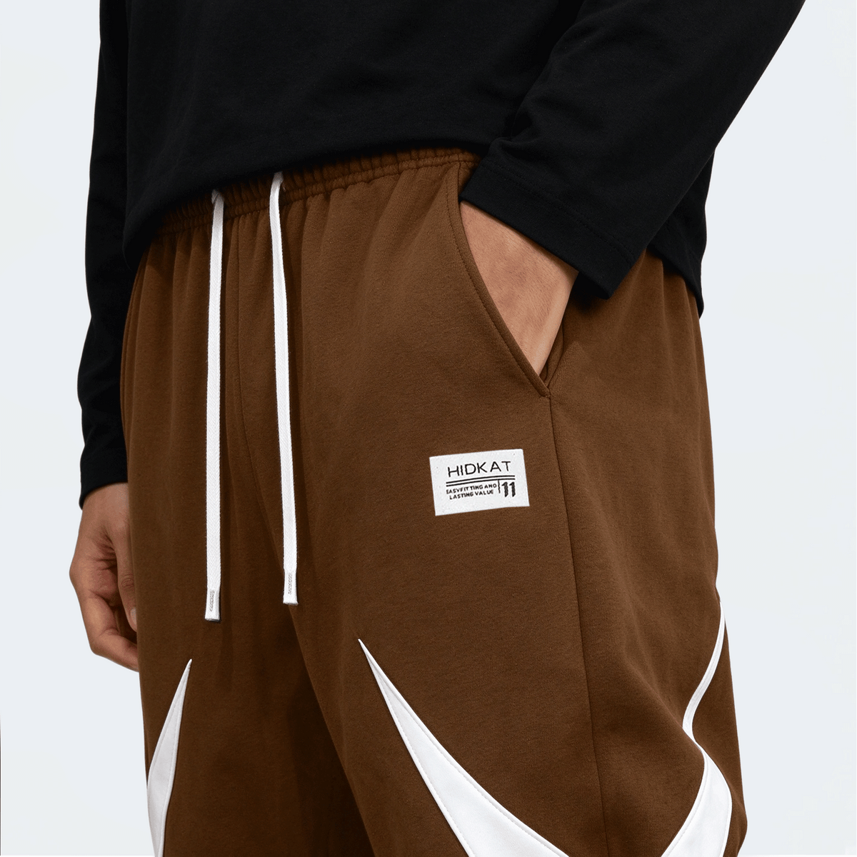Men's Colorblock Drawstring Waist Casual Sweatpants, Sporty Leisure Jogger Pants, Suitable For Spring Autumn