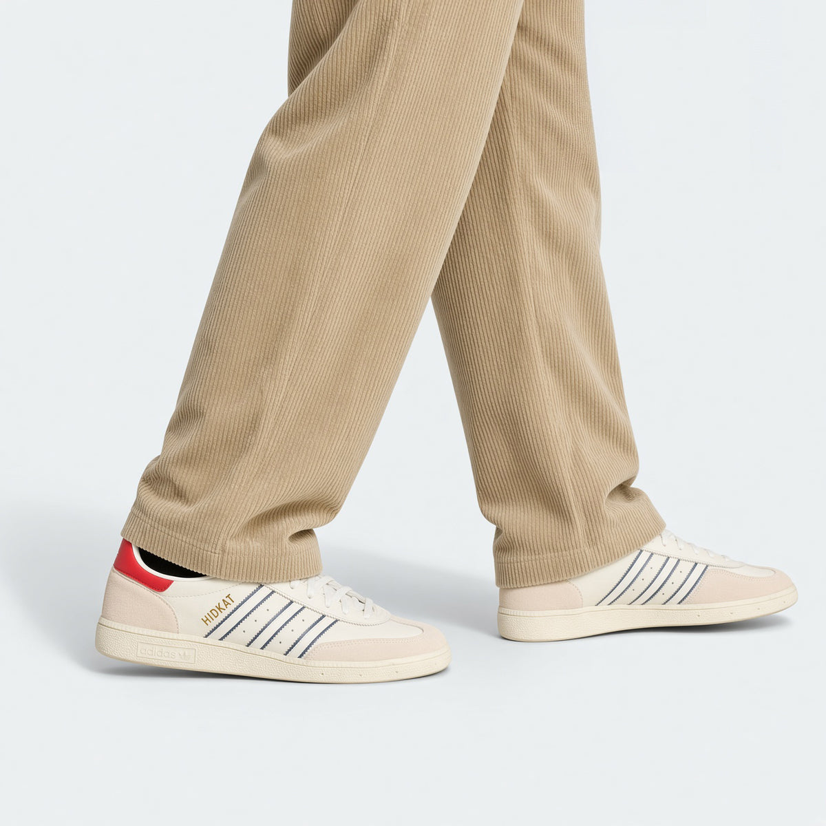 Men's Elastic Waist Corduroy Pants, Drawstring Retro Straight Leg Casual Sweatpants, Spring/Autumn Sports