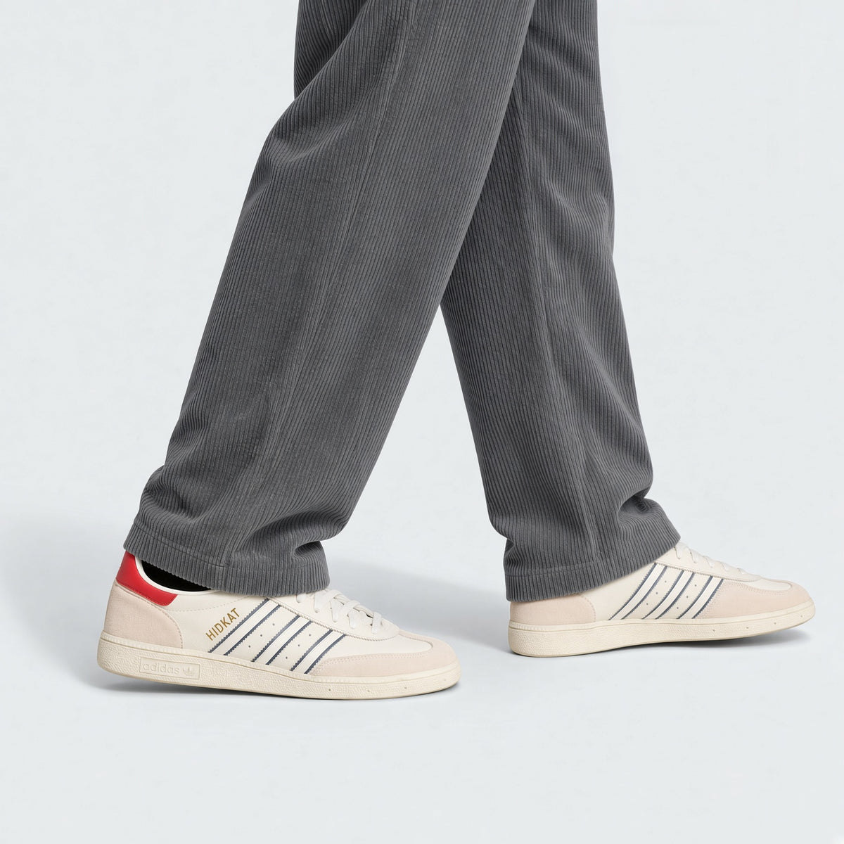 Men's Elastic Waist Corduroy Pants, Drawstring Retro Straight Leg Casual Sweatpants, Spring/Autumn Sports